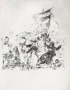Francisco Goya Drawing for plate 190 France oil painting artist